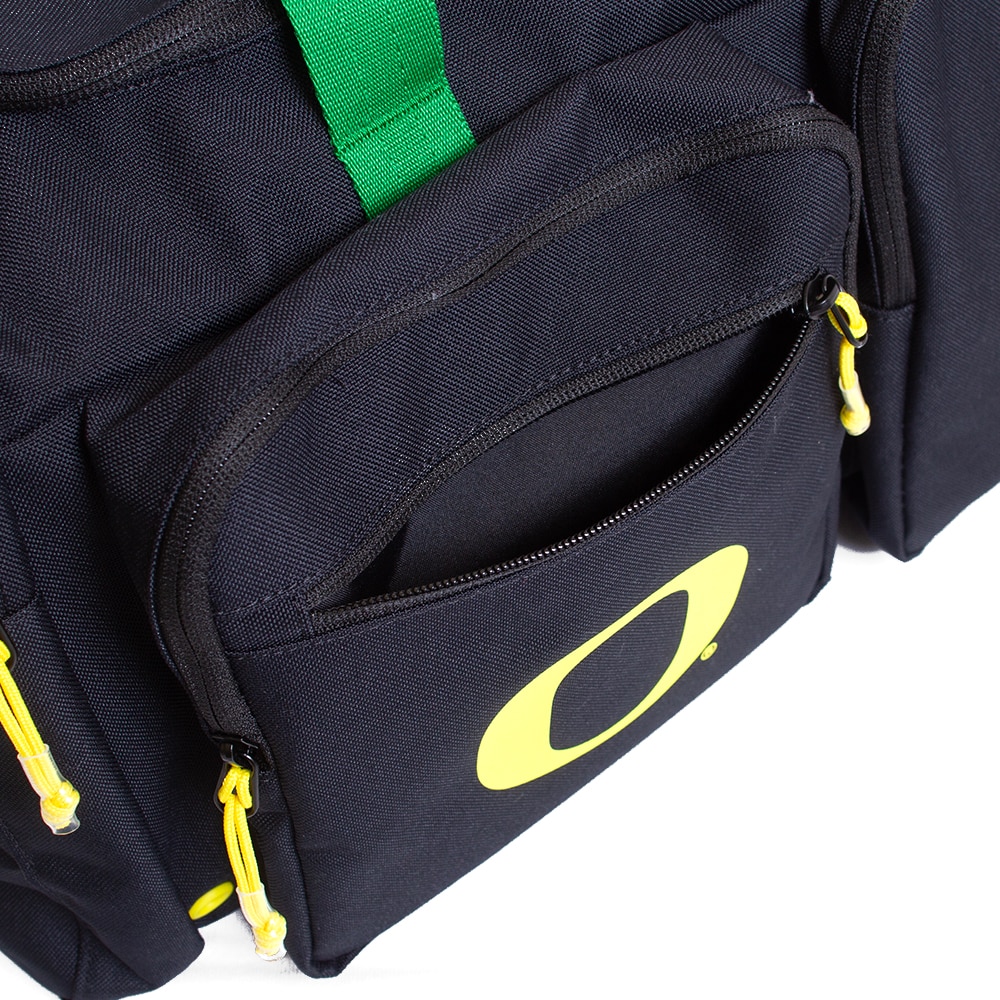 Classic Oregon O, Nike, Black, Duffel, Polyester, Accessories, Unisex, Green strap, 766515